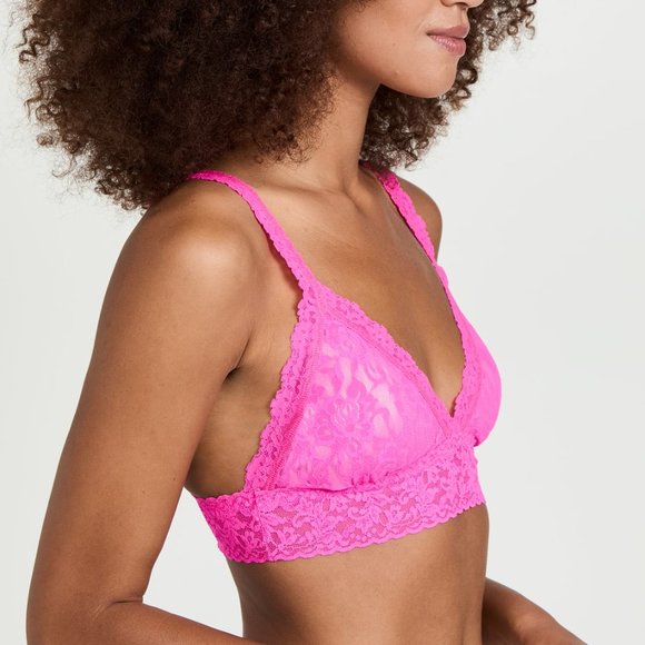 HANKY PANKY Signature Lace Crossover Bralette - Passionate PInk - Picture 4 of 8